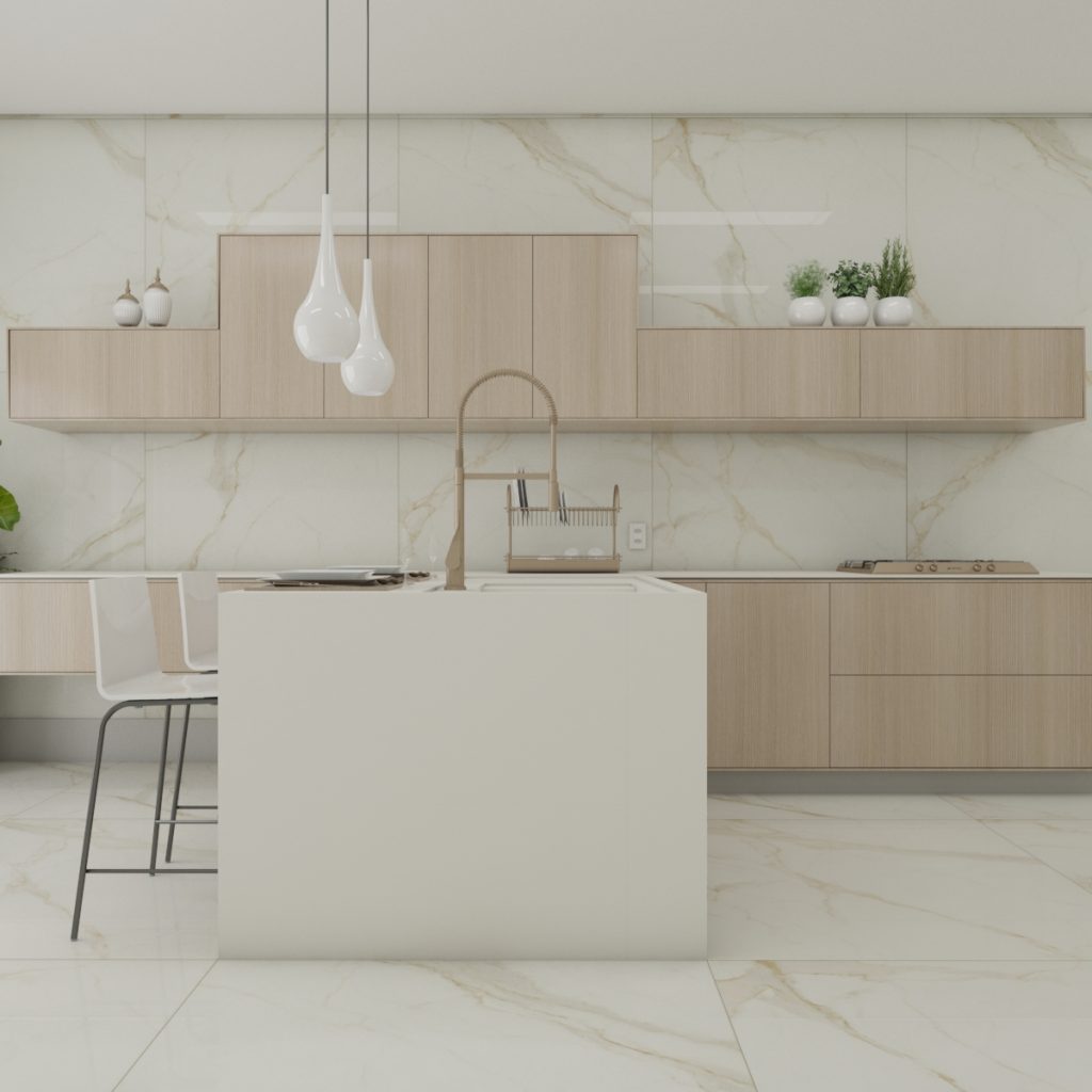 Bancada de porcelanato